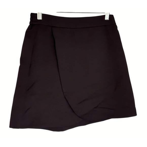 NWT New Nordstrom Vero Moda Dani Tulip High Rise Black Mini Skirt Size 4 - Picture 4 of 8